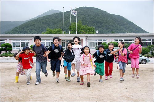 경남 양산시 원동면 원동초 이천분교. 